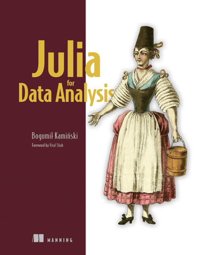 Julia for Data Analysis book cover by Bogumil Kaminski