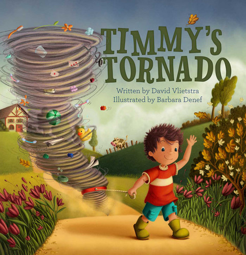 Timmy's Tornado book cover by David Vlietstra
