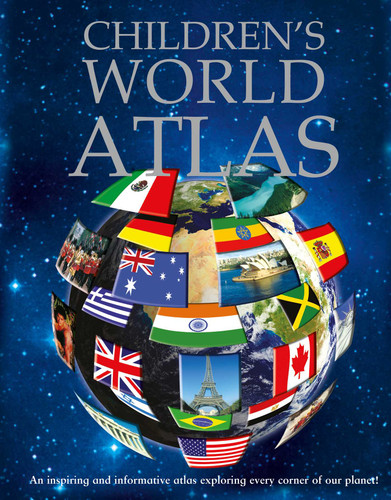 Children's World Atlas: An interesting and informatiive atlas explaining every corner of our planet book cover by IglooBooks