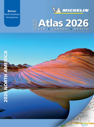 MICHELIN NORTH AMERICA LARGE FORMAT ROAD ATLAS 2026 book cover by Michelin