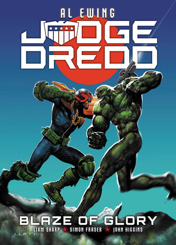 Judge Dredd: Blaze of Glory (Judge Dredd) book cover by Al Ewing