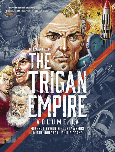 The Rise and Fall of the Trigan Empire, Volume IV (The Trigan Empire) book cover by Mike Butterworth, Don Lawrence
