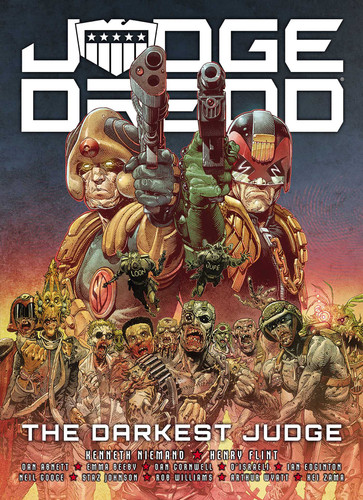 Judge Dredd: The Darkest Judge (Judge Dredd) book cover by Kenneth Niemand, Dan Abnett, Emma Beeby, Ian Edginton, Rob Williams, Arthur Wyatt