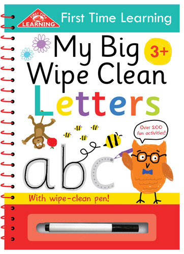 My Big Wipe Clean Letters: Wipe-Clean Workbook (First Time Learning) book cover by IglooBooks