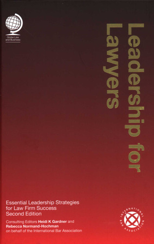 Leadership for Lawyers: Essential Leadership Strategies for Law Firm Success book cover by 