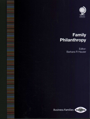 Family Philanthropy book cover by 