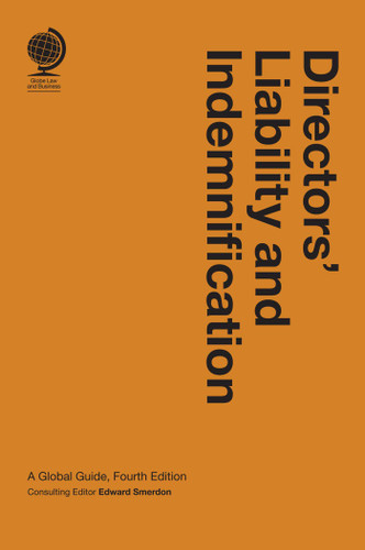 Directors' Liability and Indemnification: A Global Guide book cover by 