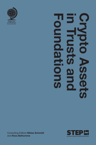 Crypto Assets in Trusts and Foundations book cover by Niklas Schmidt, Ross Belhomme