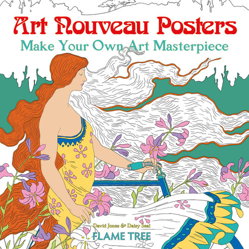 Art Nouveau Posters (Art Colouring Book): Make Your Own Art Masterpiece (Colouring Books) book cover by 