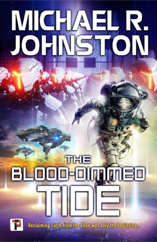 The Blood-Dimmed Tide (The Remembrance War) book cover by Michael R. Johnston