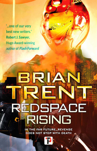 Redspace Rising book cover by Brian Trent