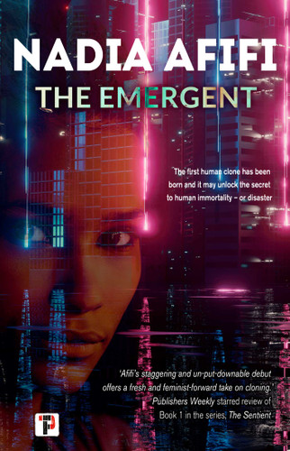 The Emergent (Cosmic) book cover by Nadia Afifi