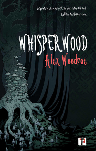Whisperwood book cover by Alex Woodroe