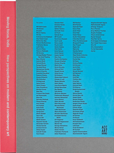 Moving Focus, India: New Perspectives on Modern & Contemporary Art book cover by Mortimer Chatterjee