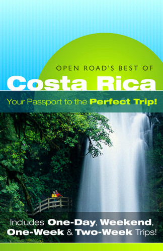 Open Road's Best of Costa Rica 4E book cover by Charlie Morris, Bruce Morris