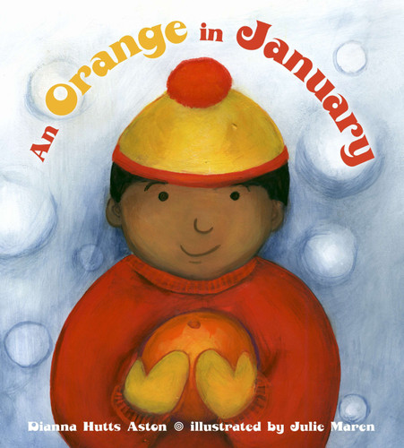 An Orange in January book cover by Dianna Hutts Aston