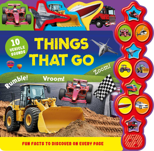Things That Go: Interactive Children's Sound Book with 10 Buttons book cover by Igloo Books