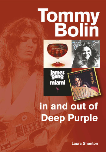 Tommy Bolin - in and out of Deep Purple book cover by Laura Shenton