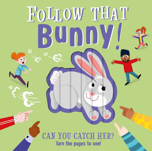 Follow That Bunny!: Interactive Board Book book cover by IglooBooks
