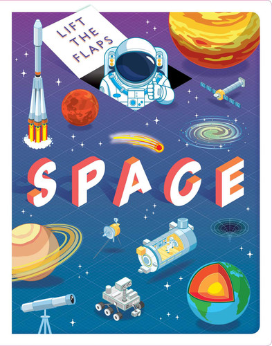 Lift The Flaps: Space: Lift-the-Flap Book book cover by IglooBooks