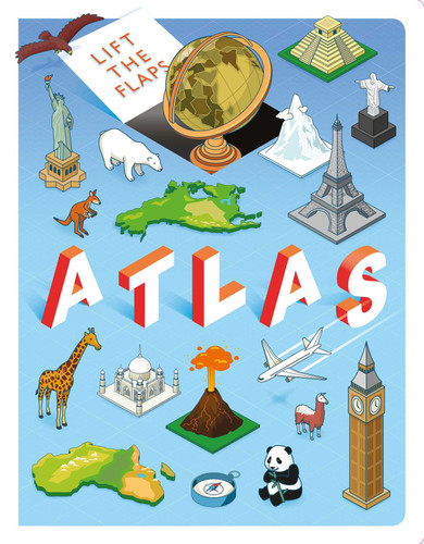 Lift the Flaps Atlas: Lift-the-Flap Fact Book book cover by IglooBooks