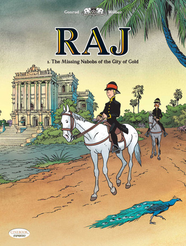 The Missing Nabobs of the City of Gold (RAJ) book cover by Wilbur