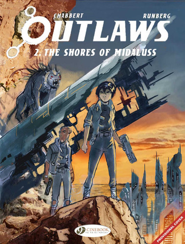 The Shores of Midaluss (Outlaws) book cover by Sylvain Runberg
