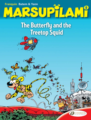 The Butterfly and the Treetop Squid (Marsupilami) book cover by Franquin