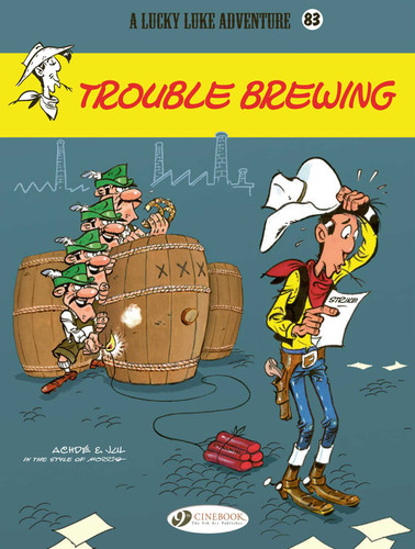 Trouble Brewing (Lucky Luke) book cover by Jul