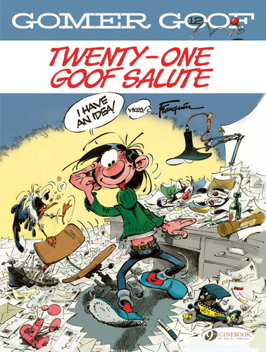Twenty-one Goof Salute book cover by Franquin