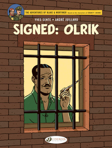 Signed: Olrik (Blake & Mortimer) book cover by Yves Sente