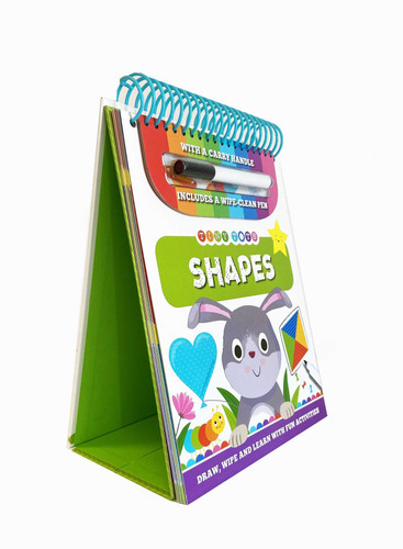 Tiny Tots Shapes: Wipe Clean Book with Carry Handle and Easel book cover by IglooBooks