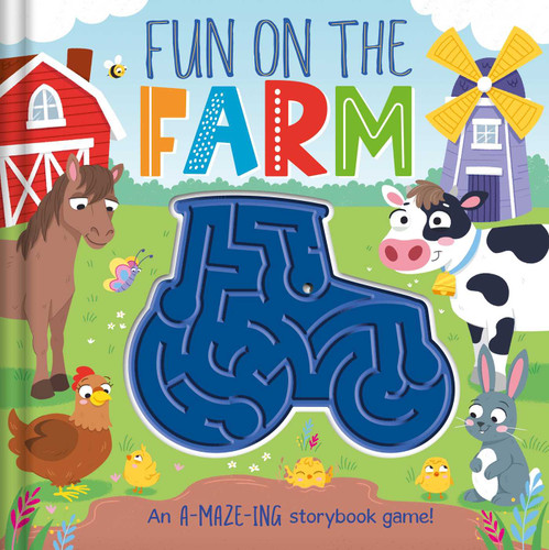 Fun on the Farm: An a-MAZE-ing Storybook Game book cover by IglooBooks