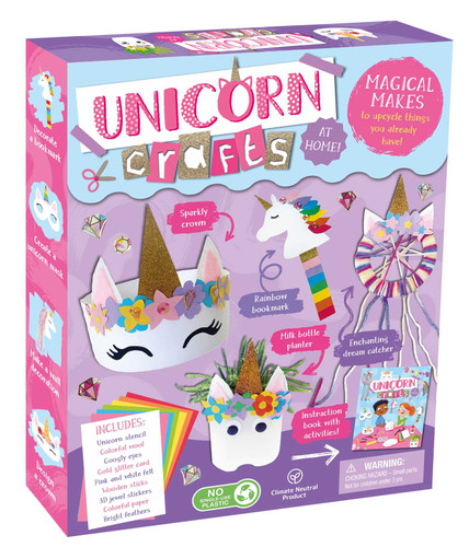 Unicorn Crafts at Home: Craft Box Set for Kids book cover by IglooBooks