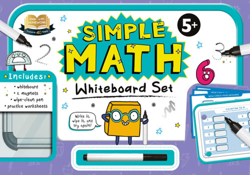 Help with Homework: Simple Math Whiteboard Set: Early Learning Box Set for 5+ Year-Olds book cover by IglooBooks