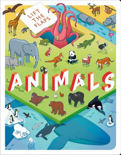 Lift the Flaps: Animals: Lift-the-Flap Book book cover by IglooBooks