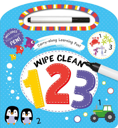 Wipe Clean Carry & Learn: 123: Early Learning for 3+ Year-Olds book cover by IglooBooks