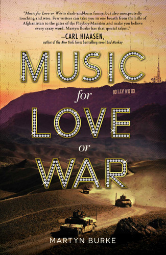 Music for Love or War book cover by Martyn Burke