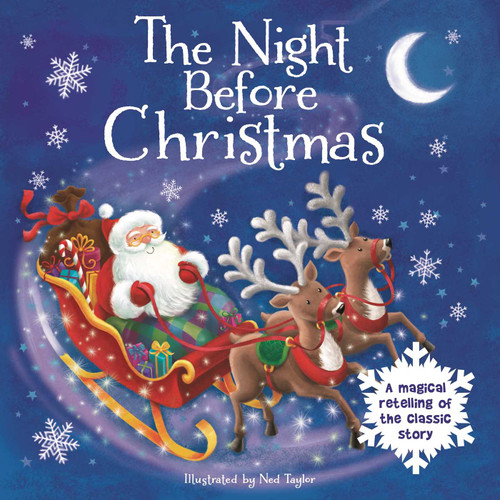 The Night Before Christmas-A Magical Retelling of the Classic Story: Padded Board Book book cover by IglooBooks