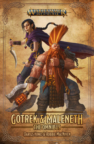 Gotrek and Maleneth: The Omnibus (Warhammer: Age of Sigmar) book cover by Darius Hinks