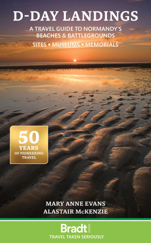 D-Day Landings: A Travel Guide to Normandy's Beaches and Battlegrounds Sites, Museums, Memorials book cover by Mary Anne Evans, Alastair McKenzie