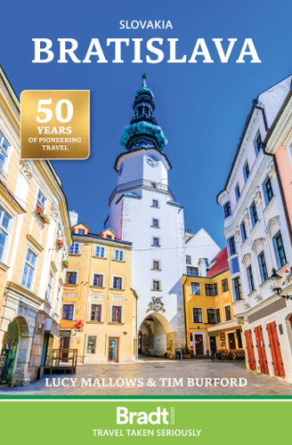 Slovakia: Bratislava: The Bradt City Guide book cover by Lucy Mallows, Tim Burford