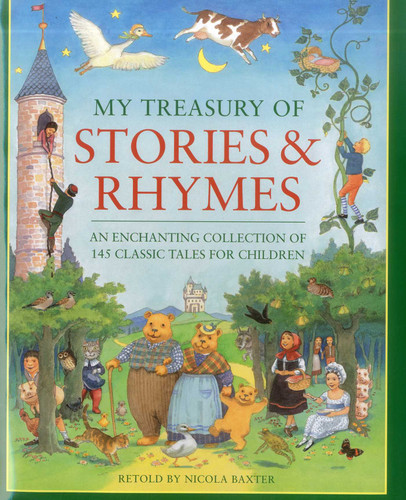 My Treasury of Stories & Rhymes book cover by Nicola Baxter