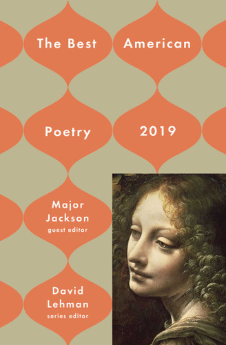 The Best American Poetry 2019 book cover by David Lehman, Major Jackson