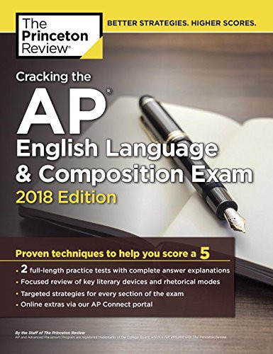 Cracking the AP English Language & Composition Exam, 2018 Edition Cover