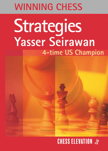 Winning Chess Strategies book cover by Yasser Seirawan