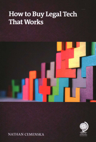 How to Buy Legal Tech That Works book cover by Nathan Cemenska