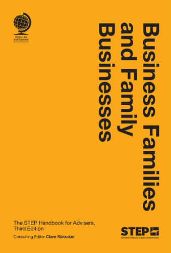 Business Families and Family Businesses: The STEP Handbook for Advisers book cover by Clare Stirzaker