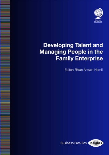 Developing Talent and Managing People in the Family Enterprise book cover by Rhian-Anwen  Hamill