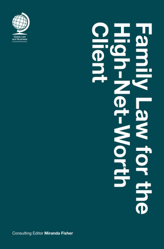 Family Law for the High-Net-Worth Client book cover by Miranda  Fisher